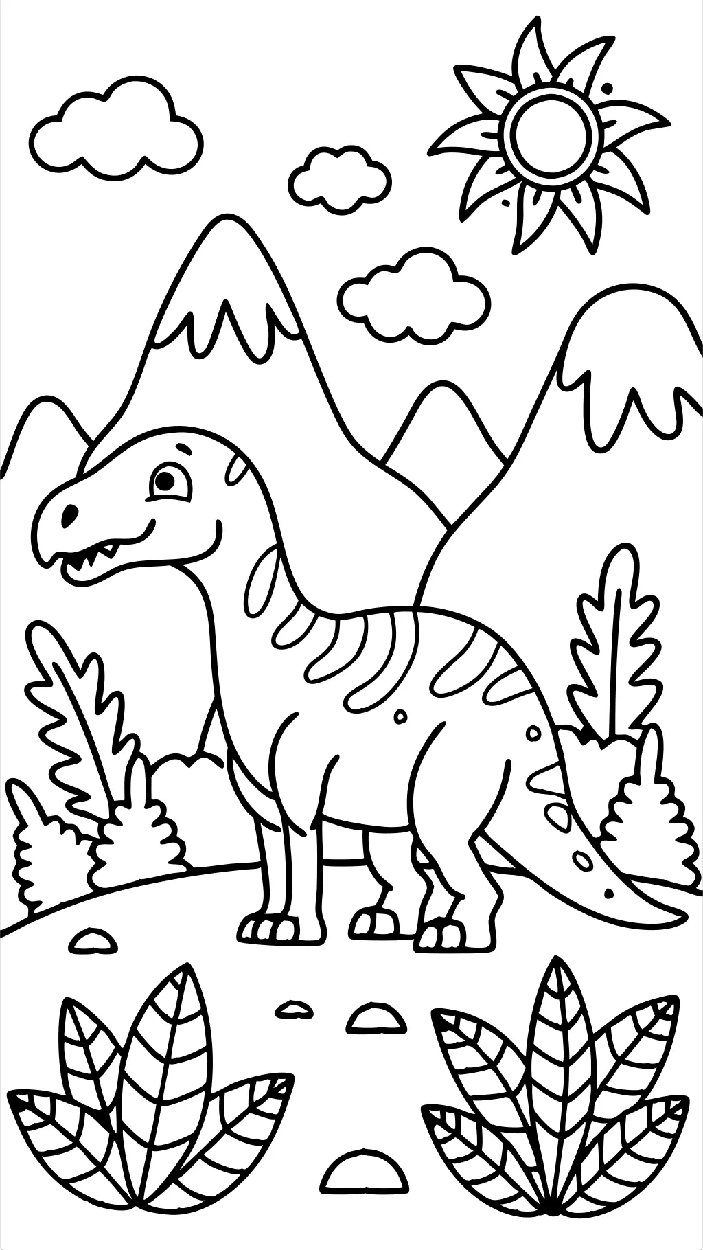 big dinosaur coloring pages